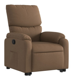 Fauteuil inclinable Marron Tissu