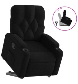 Fauteuil inclinable noir tissu