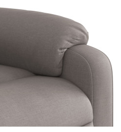 Fauteuil inclinable électrique taupe tissu