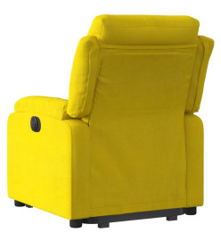 Fauteuil inclinable Jaune Velours