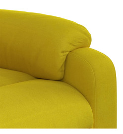 Fauteuil inclinable Jaune Velours