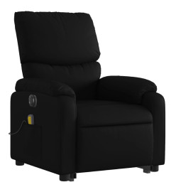 Fauteuil inclinable de massage électrique noir similicuir