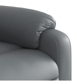 Fauteuil inclinable Gris Similicuir