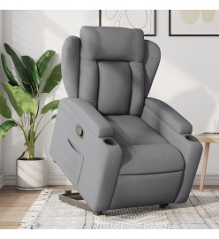 Fauteuil inclinable Gris clair Tissu