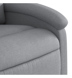 Fauteuil inclinable Gris clair Tissu