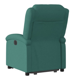 Fauteuil inclinable vert foncé tissu