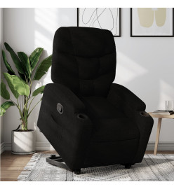 Fauteuil inclinable noir tissu