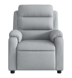 Fauteuil inclinable Gris clair Tissu