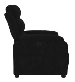 Fauteuil inclinable noir velours