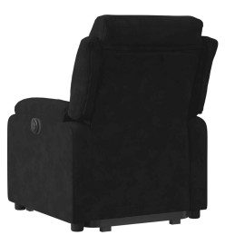 Fauteuil inclinable électrique noir velours