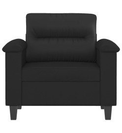 Fauteuil Noir 60 cm Similicuir