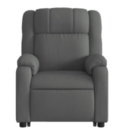 Fauteuil inclinable Gris foncé Tissu