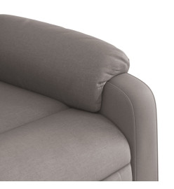 Fauteuil inclinable électrique taupe tissu