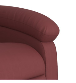 Fauteuil inclinable Rouge bordeaux Similicuir