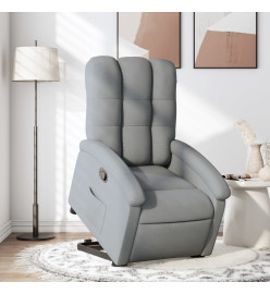 Fauteuil inclinable Gris clair Tissu