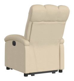 Fauteuil inclinable Crème Tissu