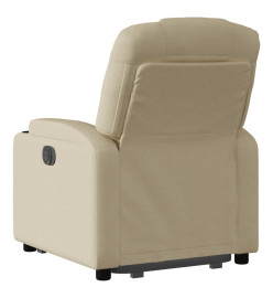 Fauteuil inclinable Crème Tissu