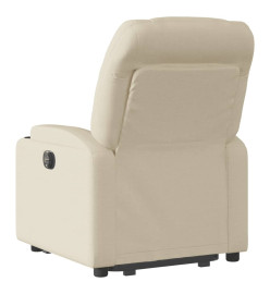 Fauteuil inclinable Crème Tissu