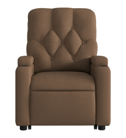 Fauteuil inclinable Marron Tissu