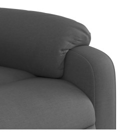 Fauteuil inclinable Gris foncé Tissu