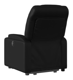 Fauteuil inclinable électrique noir similicuir