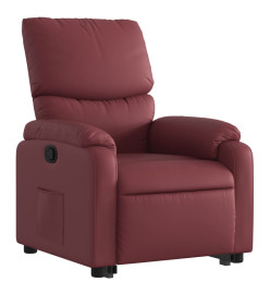 Fauteuil inclinable Rouge bordeaux Similicuir