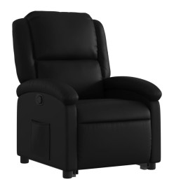 Fauteuil inclinable Noir Similicuir