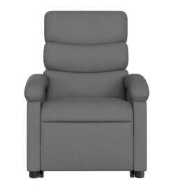 Fauteuil inclinable Gris foncé Tissu