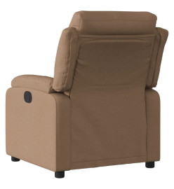 Fauteuil inclinable Marron Tissu