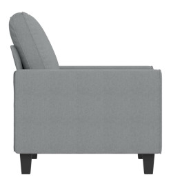 Fauteuil Gris clair 60 cm Tissu