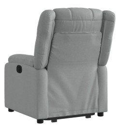 Fauteuil inclinable Gris clair Tissu