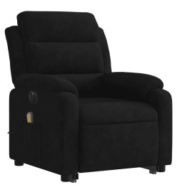 Fauteuil inclinable de massage électrique noir velours