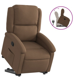 Fauteuil inclinable Marron Tissu