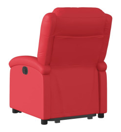 Fauteuil inclinable Rouge Similicuir