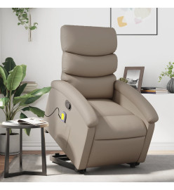 Fauteuil inclinable de massage Cappuccino Similicuir