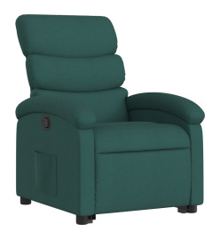 Fauteuil inclinable vert foncé tissu