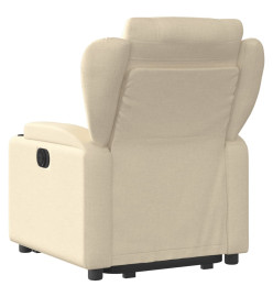 Fauteuil inclinable Crème Tissu