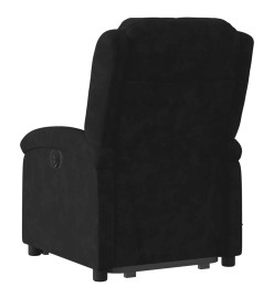 Fauteuil de massage inclinable Noir Velours