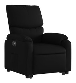 Fauteuil inclinable électrique noir similicuir