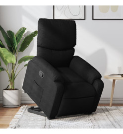 Fauteuil inclinable noir tissu