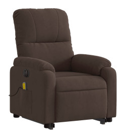 Fauteuil inclinable de massage électrique marron