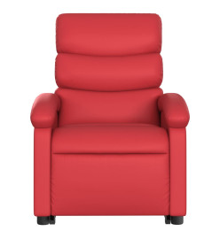 Fauteuil inclinable Rouge Similicuir