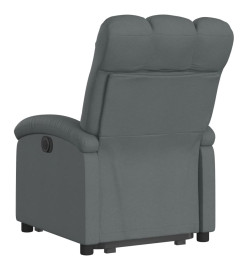 Fauteuil inclinable Gris foncé Tissu