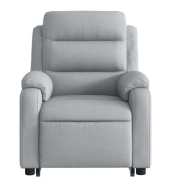 Fauteuil inclinable Gris clair Tissu