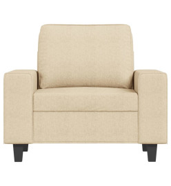 Fauteuil Crème 60 cm Tissu