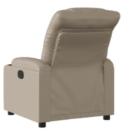 Fauteuil inclinable électrique Cappuccino Similicuir