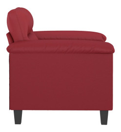 Fauteuil Rouge bordeaux 60 cm Similicuir