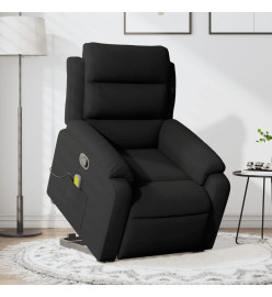 Fauteuil de massage inclinable Noir Velours