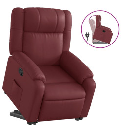 Fauteuil inclinable Rouge bordeaux Similicuir