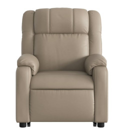 Fauteuil inclinable de massage Cappuccino Similicuir